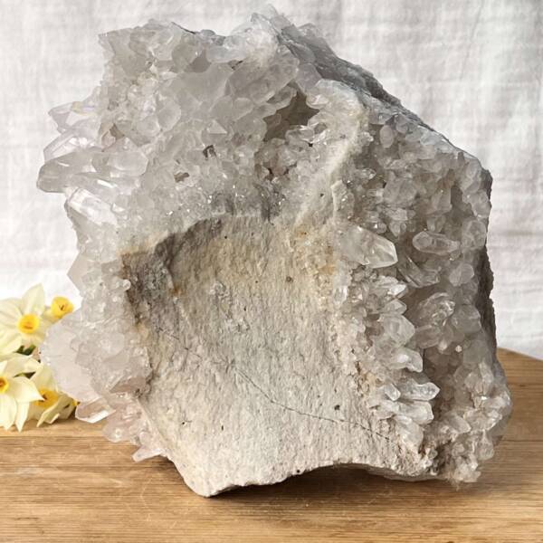 clear quartz cluster