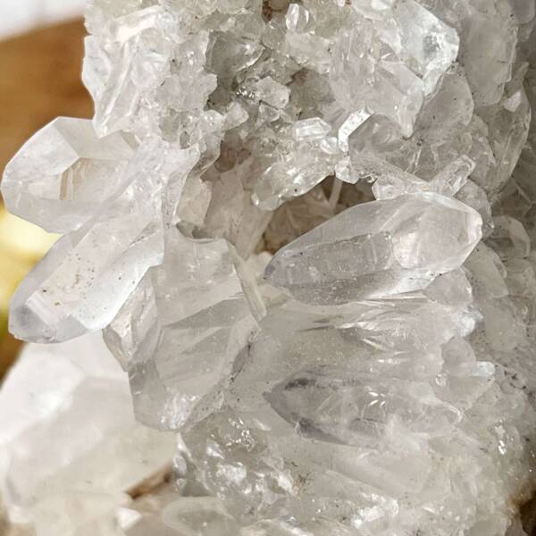 clear quartz cluster