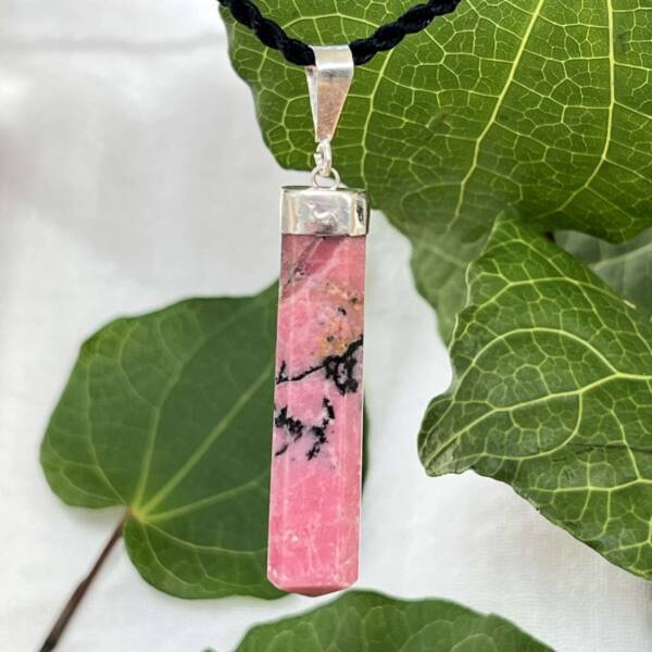 rhodonite pendant