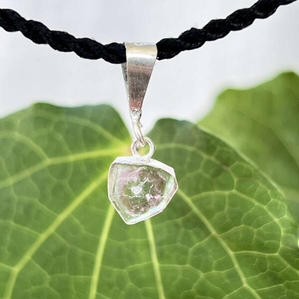 watermelon tourmaline pendant