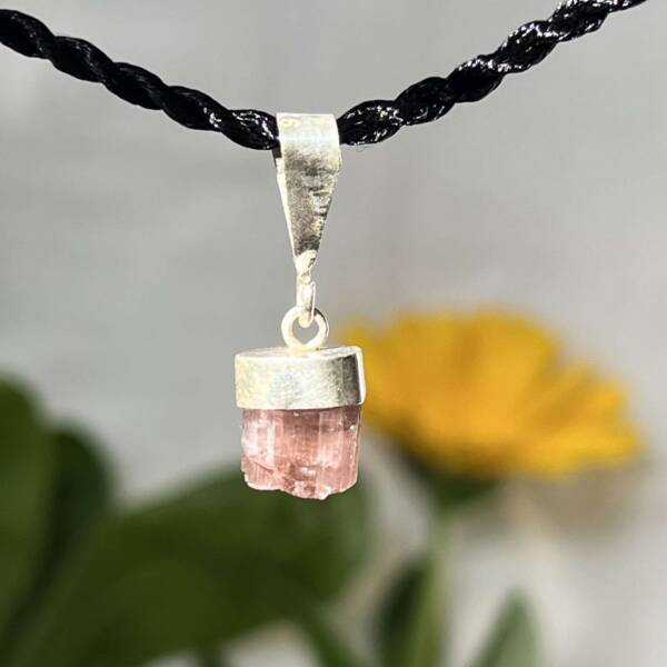 pink tourmaline pendant