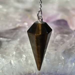 golden tiger eye pendulum