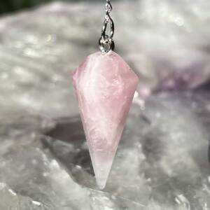 rose quartz pendulum