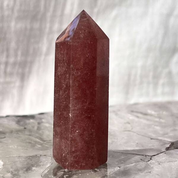 strawberry quartz tower