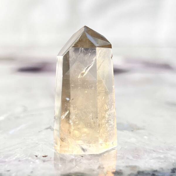 natural citrine tower