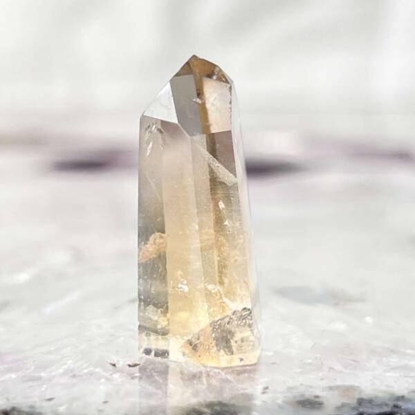 natural citrine tower