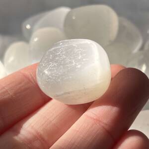 selenite tumblestone