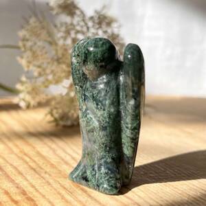 moss agate angel