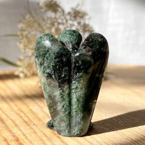 moss agate angel