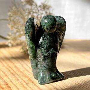 moss agate angel