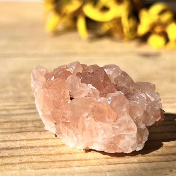 pink amethyst cluster