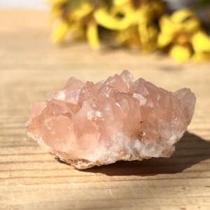 pink amethyst cluster