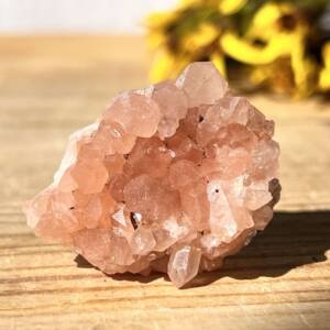 pink amethyst cluster