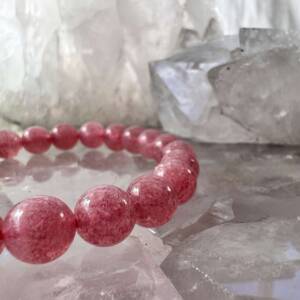 strawberry quartz bracelet