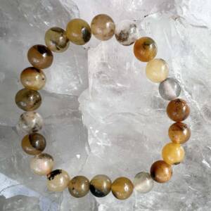 golden agate bracelet