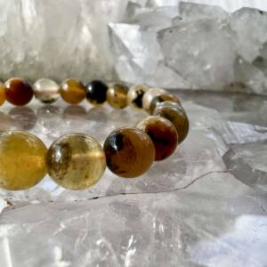 golden agate bracelet