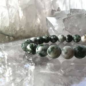 matt green agate bracelet