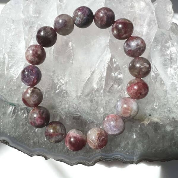 'plum blossom' pink tourmaline bracelet