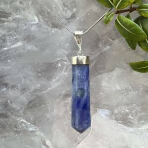 blue quartz pendant