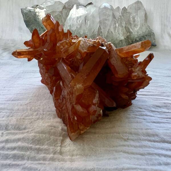 mandarin quartz cluster