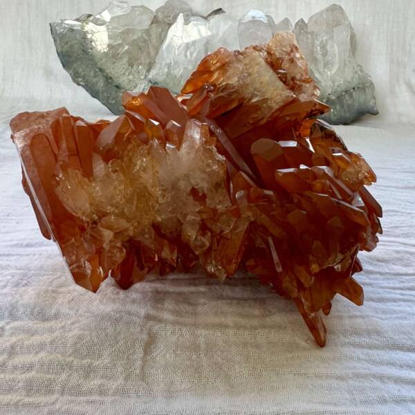 mandarin quartz cluster