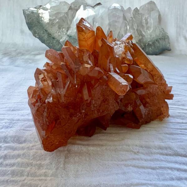 mandarin quartz cluster