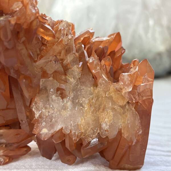 mandarin quartz cluster