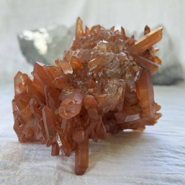 mandarin quartz cluster