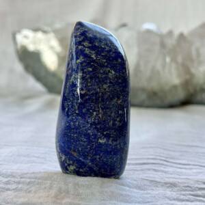 lapis lazuli freeform natural crystal polished standing stone