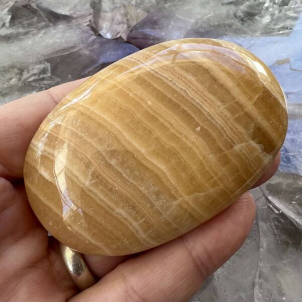 orange calcite soapstone