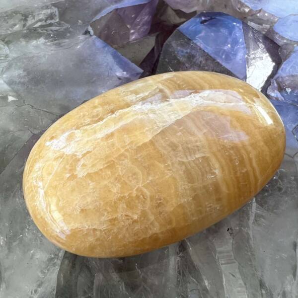 orange calcite soapstone