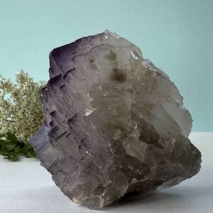 natural purple fluorite