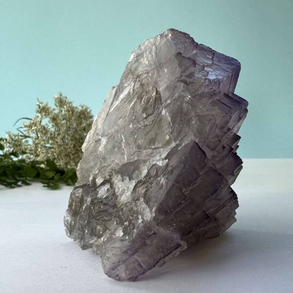 natural purple fluorite