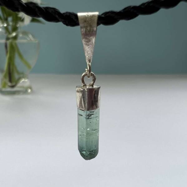 green tourmaline pendant