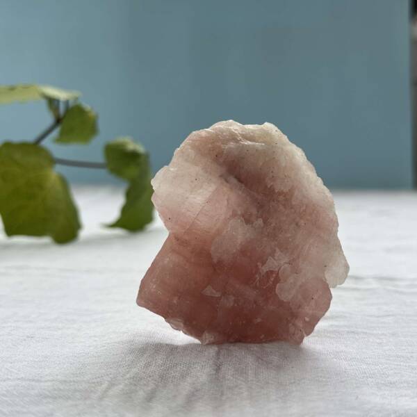 natural rose calcite