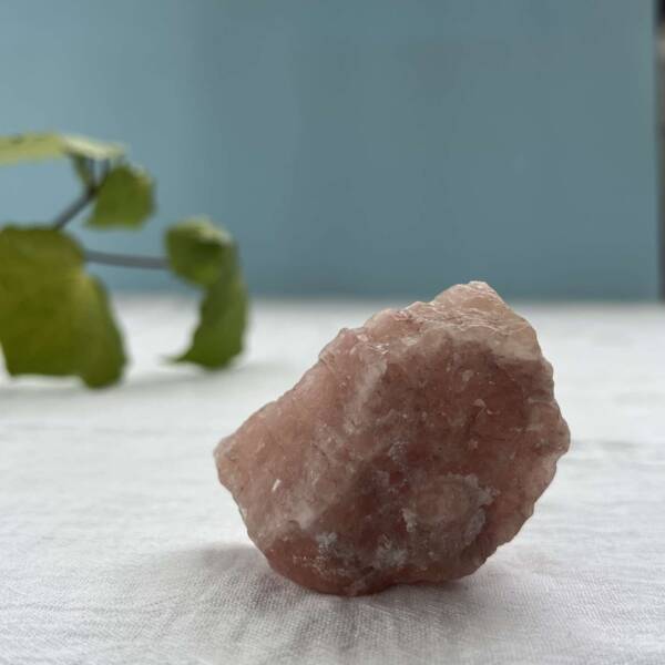 natural rose calcite