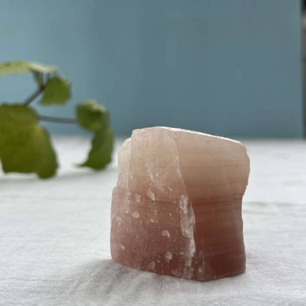 natural rose calcite