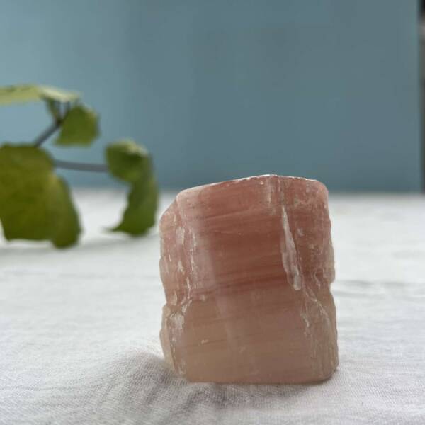 natural rose calcite