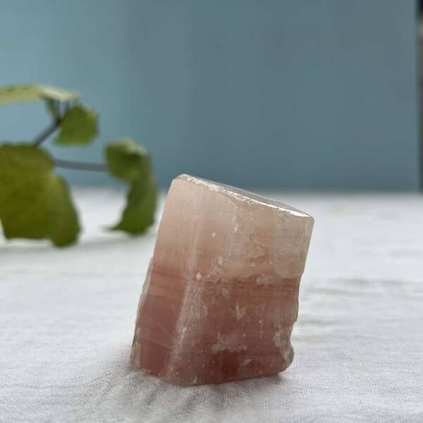 natural rose calcite