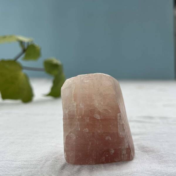 natural rose calcite