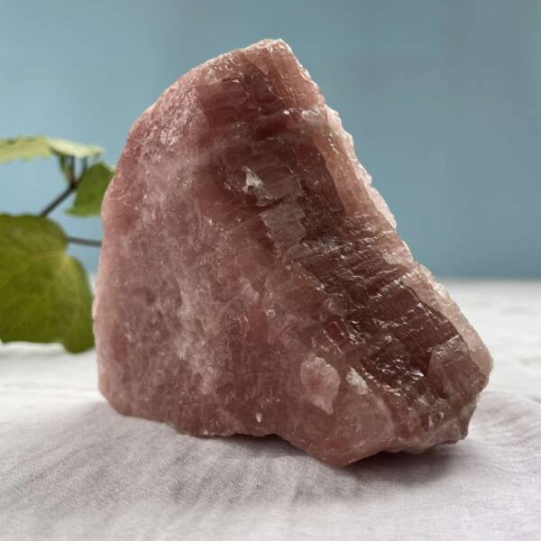 natural rose calcite