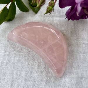 rose quartz moon dish