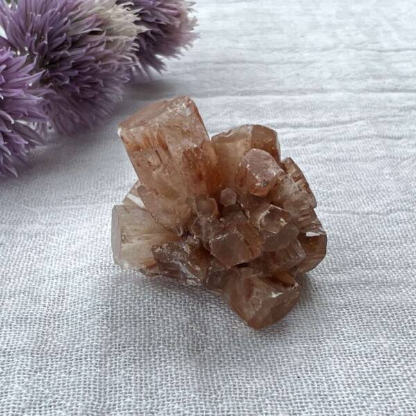 orthorhombic aragonite natural sputnik crystal