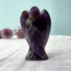 chevron amethyst angel purple quartz with manganese