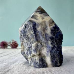 part polished part natural sodalite