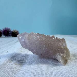 Veracruz amethyst point spirit quartz natural crystal with manganese
