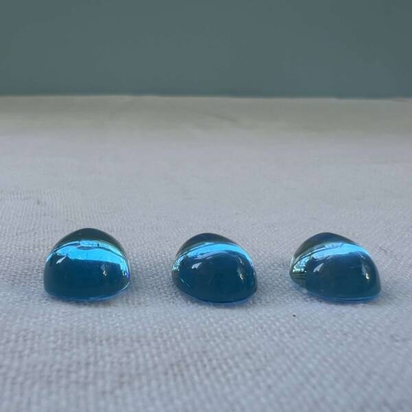 swiss blue topaz cabochon gemstones