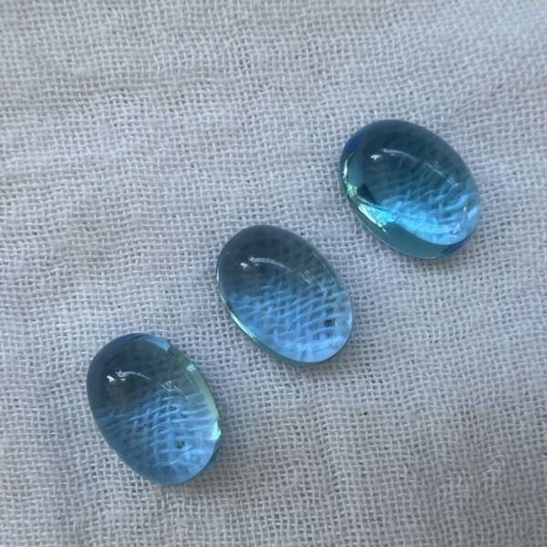 swiss blue topaz cabochon gemstones