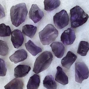 natural amethyst gemstones