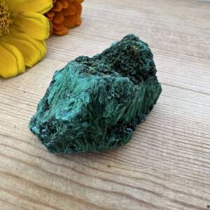 natural malachite cluster